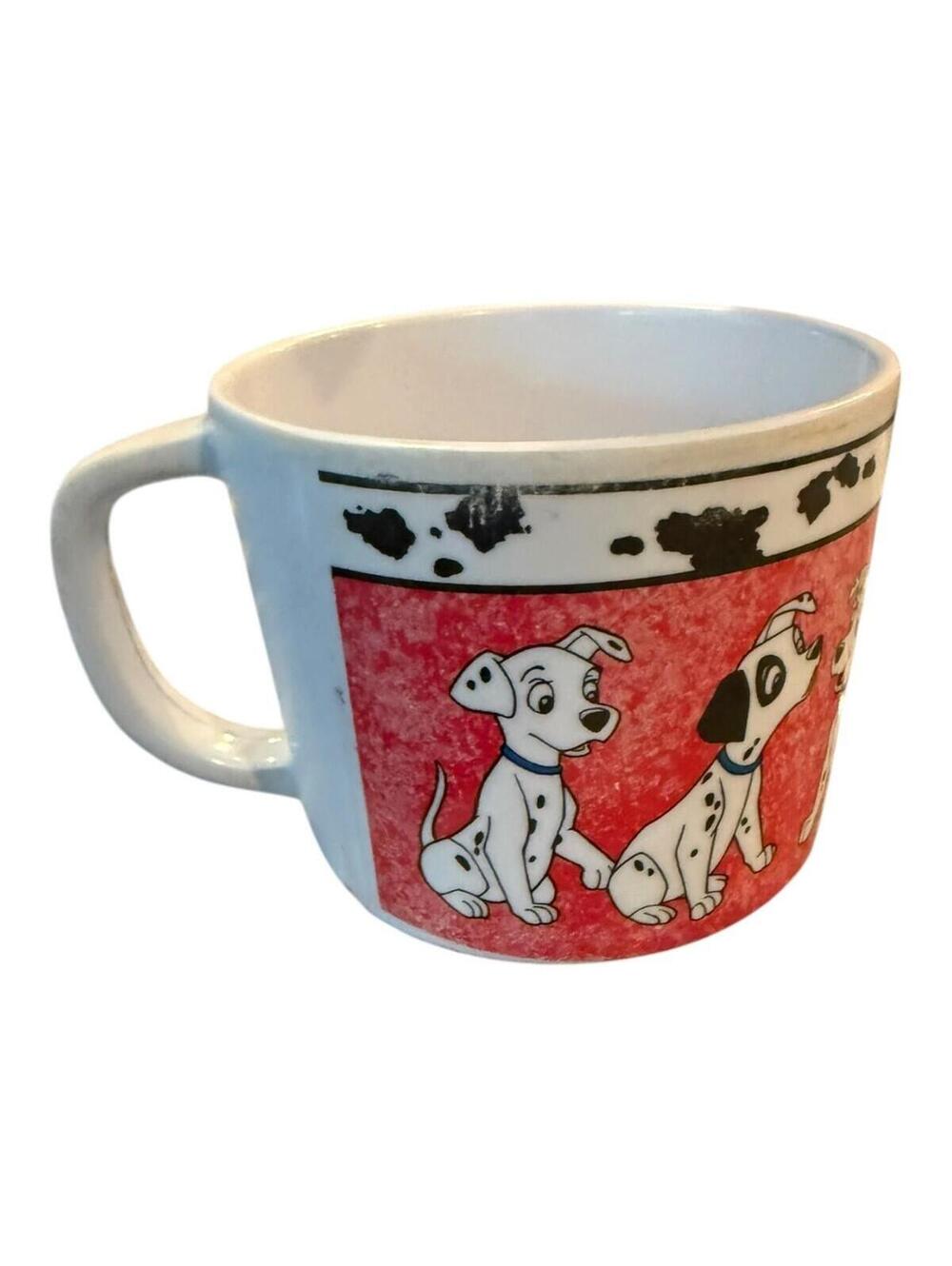 Vintage Zak Designs Disney 101 Dalmatians Puppies Kids Coffee Plastic Cup Mug - Picture 3 of 5
